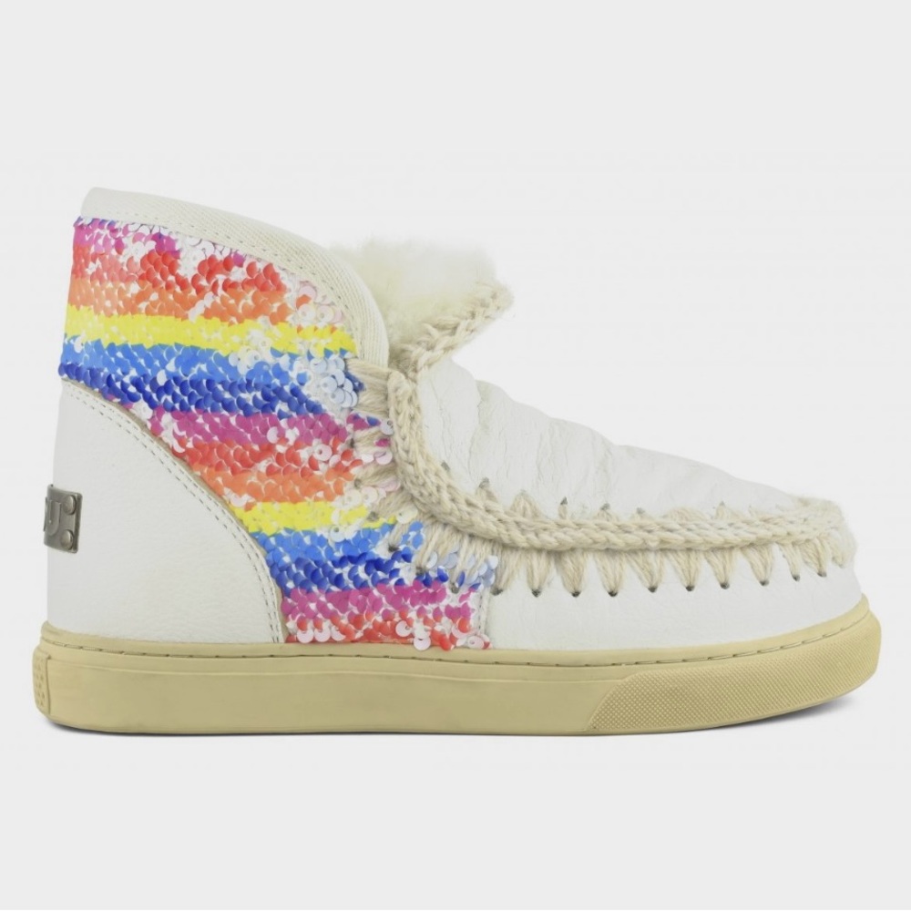 MOU Eskimo Sneaker Rainbow Sequins